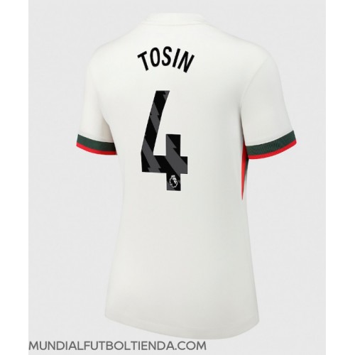 Camiseta Chelsea Tosin Adarabioyo #4 Segunda Equipación Replica 2025-26 para mujer mangas cortas